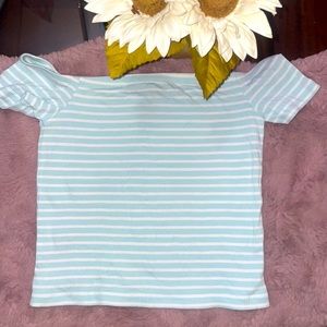 Forever21 mint color off the shoulder top